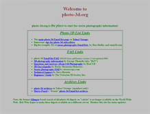 Tablet Screenshot of photo-3d.org
